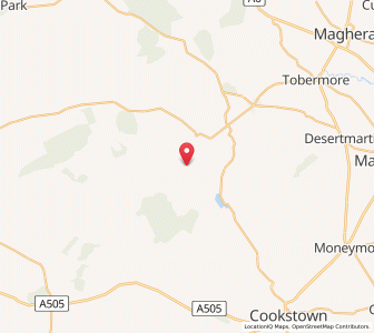 Map of The Six Towns, Northern IrelandNorthern Ireland