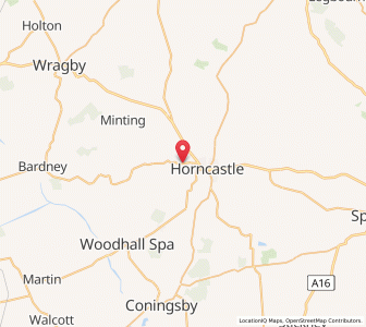 Map of Thimbleby, EnglandEngland