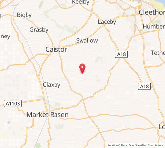 Map of Thoresway, EnglandEngland