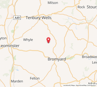 Map of Thornbury, EnglandEngland