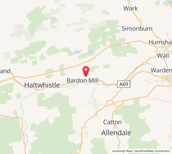 Map of Thorngrafton, EnglandEngland