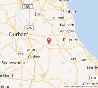 Map of Thornley, EnglandEngland