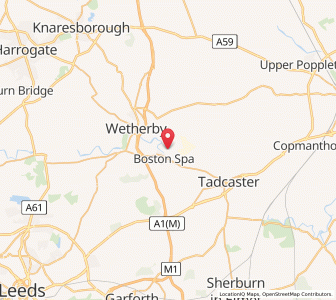 Map of Thorp Arch, EnglandEngland