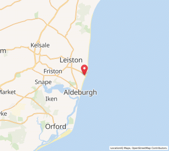 Map of Thorpeness, EnglandEngland