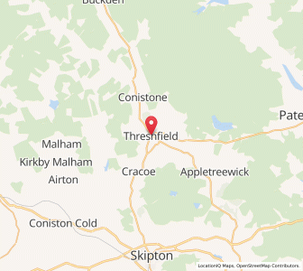 Map of Threshfield, EnglandEngland