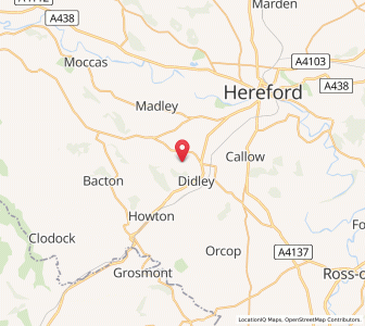 Map of Thruxton, EnglandEngland