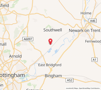 Map of Thurgarton, EnglandEngland