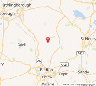 Map of Thurleigh, EnglandEngland