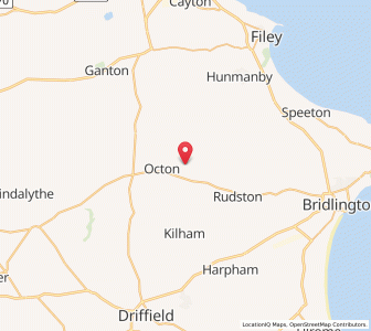 Map of Thwing, EnglandEngland