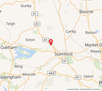 Map of Tickencote, EnglandEngland