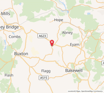 Map of Tideswell, EnglandEngland