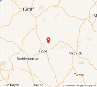 Map of Tifty, ScotlandScotland