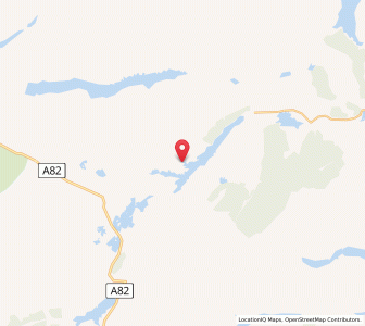 Map of Tigh na Cruaiche, ScotlandScotland