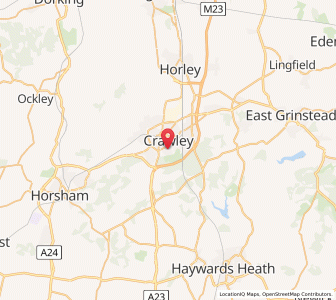 Map of Tilgate, EnglandEngland