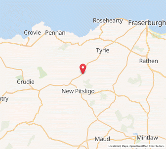 Map of Tillinamolt, ScotlandScotland