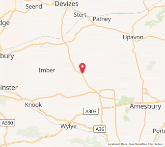 Map of Tilshead, EnglandEngland