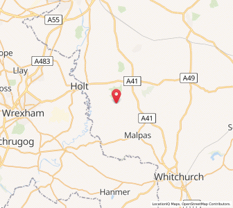 Map of Tilston, EnglandEngland