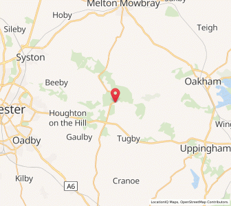 Map of Tilton, EnglandEngland