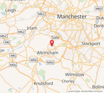 Map of Timperley, EnglandEngland