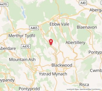 Map of Tirphil, WalesWales