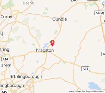 Map of Titchmarsh, EnglandEngland