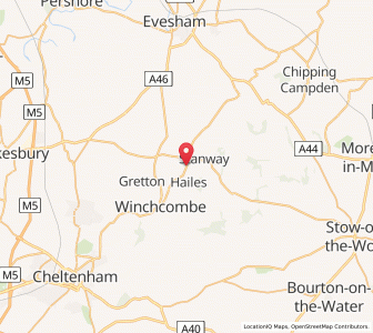Map of Toddington, EnglandEngland