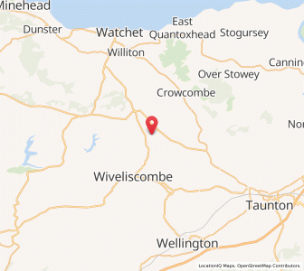 Map of Tolland, EnglandEngland