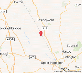 Map of Tollerton, EnglandEngland