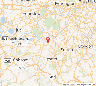 Map of Tolworth, EnglandEngland