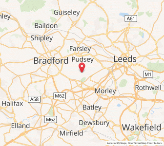 Map of Tong, EnglandEngland