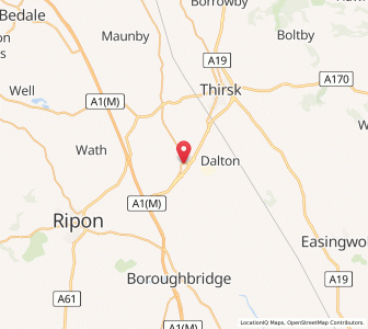 Map of Topcliffe, EnglandEngland