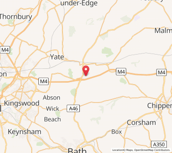 Map of Tormarton, EnglandEngland