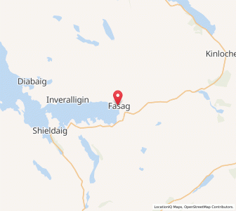 Map of Torridon, ScotlandScotland