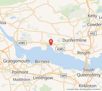 Map of Torryburn, ScotlandScotland