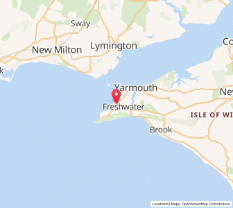 Map of Totland, EnglandEngland