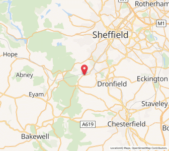Map of Totley, EnglandEngland