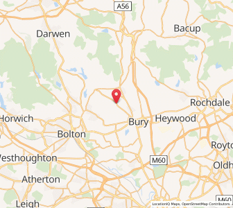 Map of Tottington, EnglandEngland