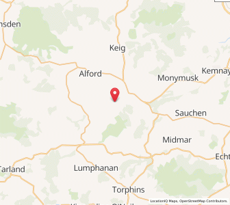 Map of Tough, ScotlandScotland