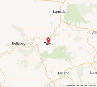 Map of Towie, ScotlandScotland