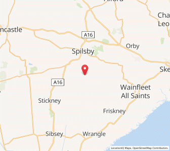 Map of Toynton Saint Peter, EnglandEngland