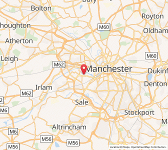 Map of Trafford Park, EnglandEngland