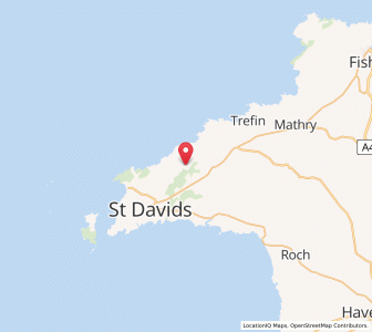 Map of Tretio, WalesWales