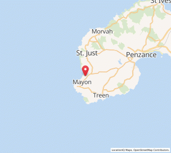 Map of Trevilley, EnglandEngland