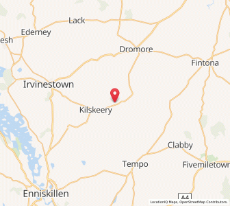 Map of Trillick, Northern IrelandNorthern Ireland