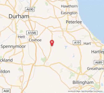 Map of Trimdon, EnglandEngland