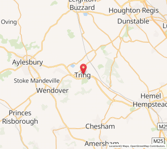 Map of Tring, EnglandEngland