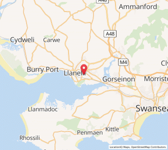 Map of Trostre, WalesWales