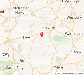 Map of Trudoxhill, EnglandEngland