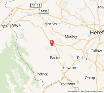 Map of Turnastone, EnglandEngland