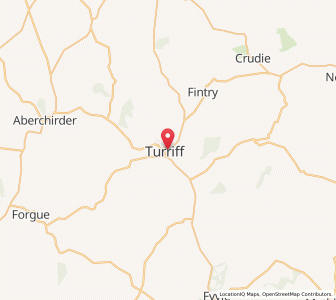 Map of Turriff, ScotlandScotland